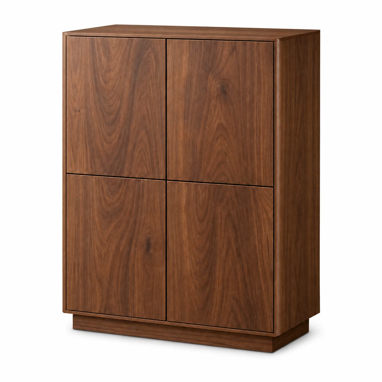 Linea Highboard magas tárolószekrény – Dió